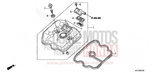 COPERCHIO TESTATA CBR250RB di 2011